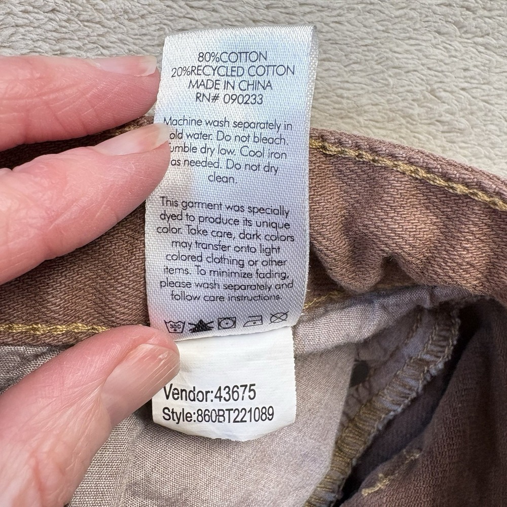 Pacsun Jeans Womens Sz 29 Mocha Brown Eco Low Rise 70's Flare - Picture 9 of 10
